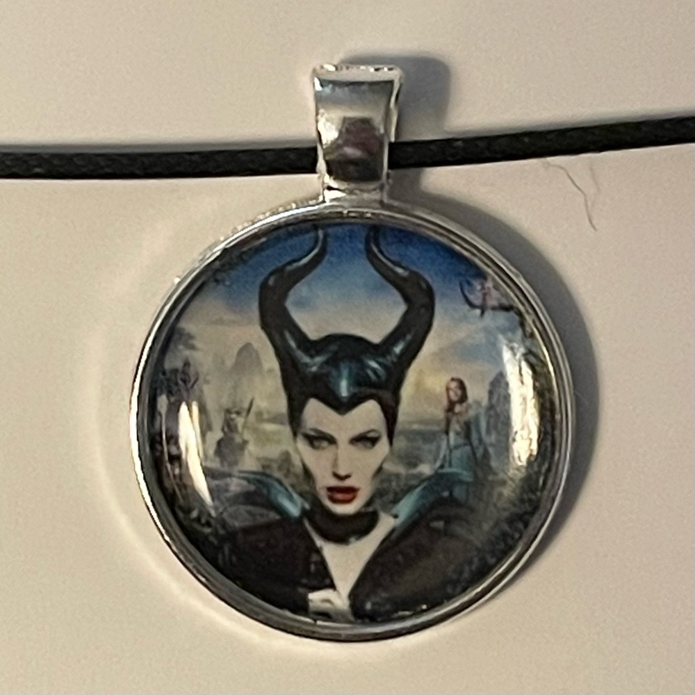 Maleficent Cabochon Necklace